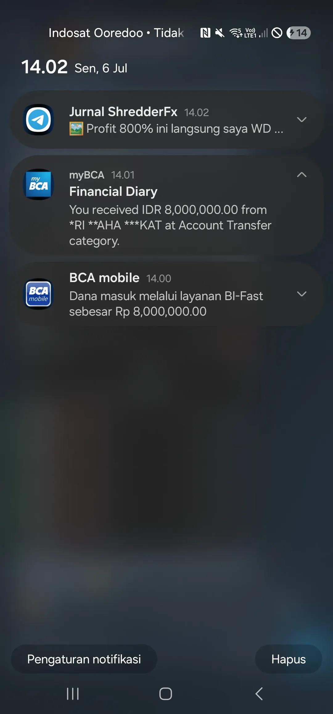 Bukti payout Pagesthu 
