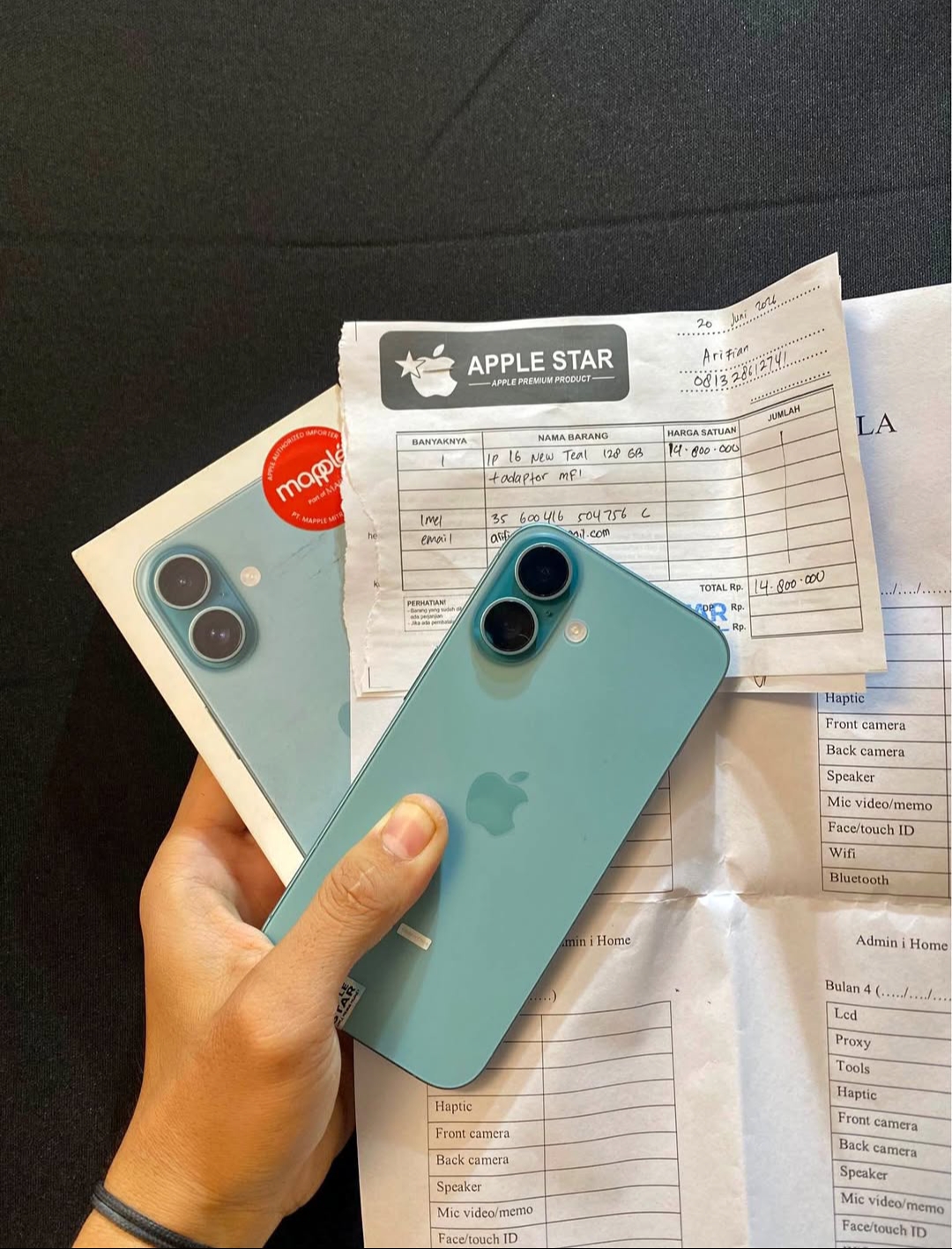 Bukti payout Syahrul 